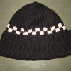 Cap, knitted with cotton yarn